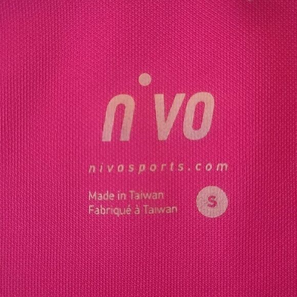 NiVO Womens Magenta Sleeveless Sports Sun Protection Polo Small - Picture 3 of 12